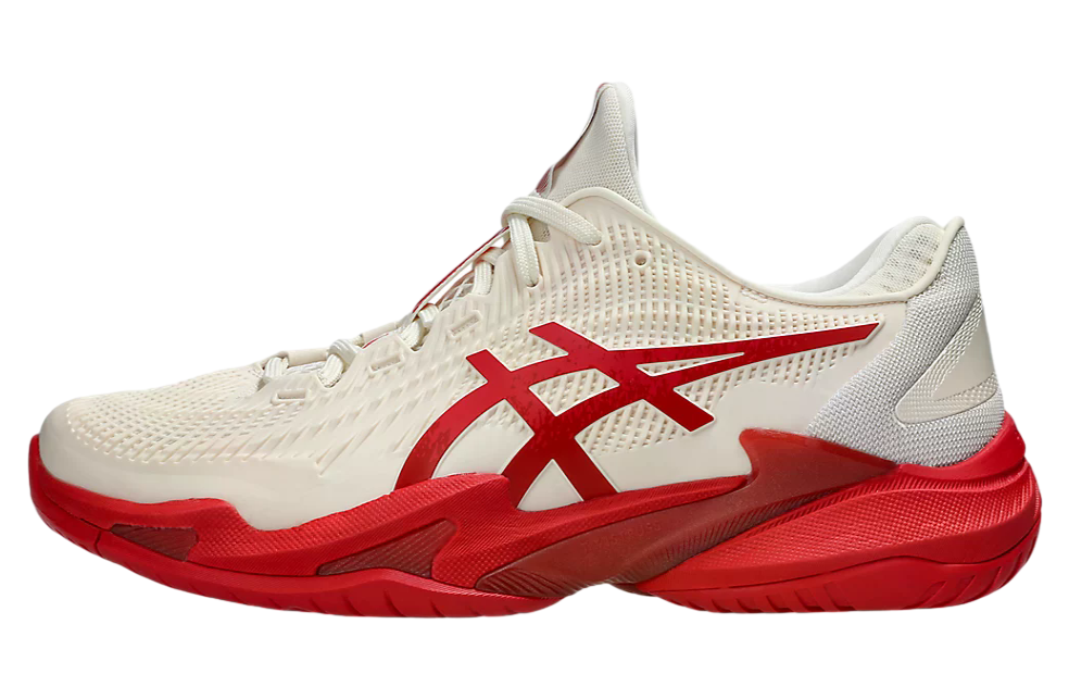 Asics Court FF 3 Novak Cream / Classic Red
