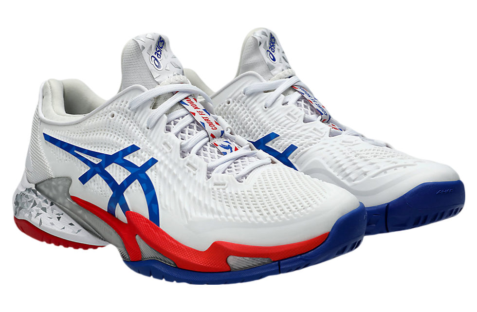 Asics Court FF 3 Novak Paris White / Asics Blue