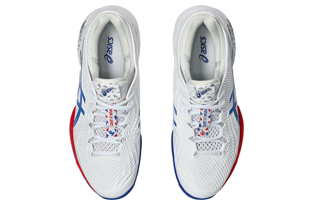 Asics Court FF 3 Novak Paris White / Asics Blue