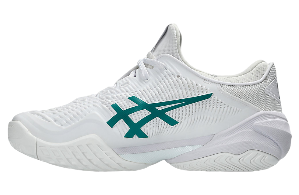 Asics Court FF 3 Novak White / Pitch Green