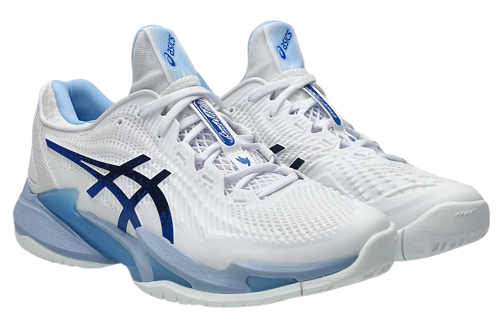 Asics Court FF 3 Novak White / Tuna Blue
