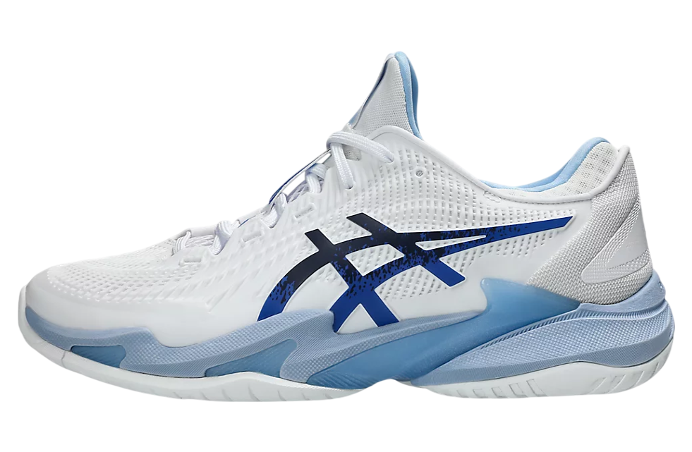 Asics Court FF 3 Novak White / Tuna Blue