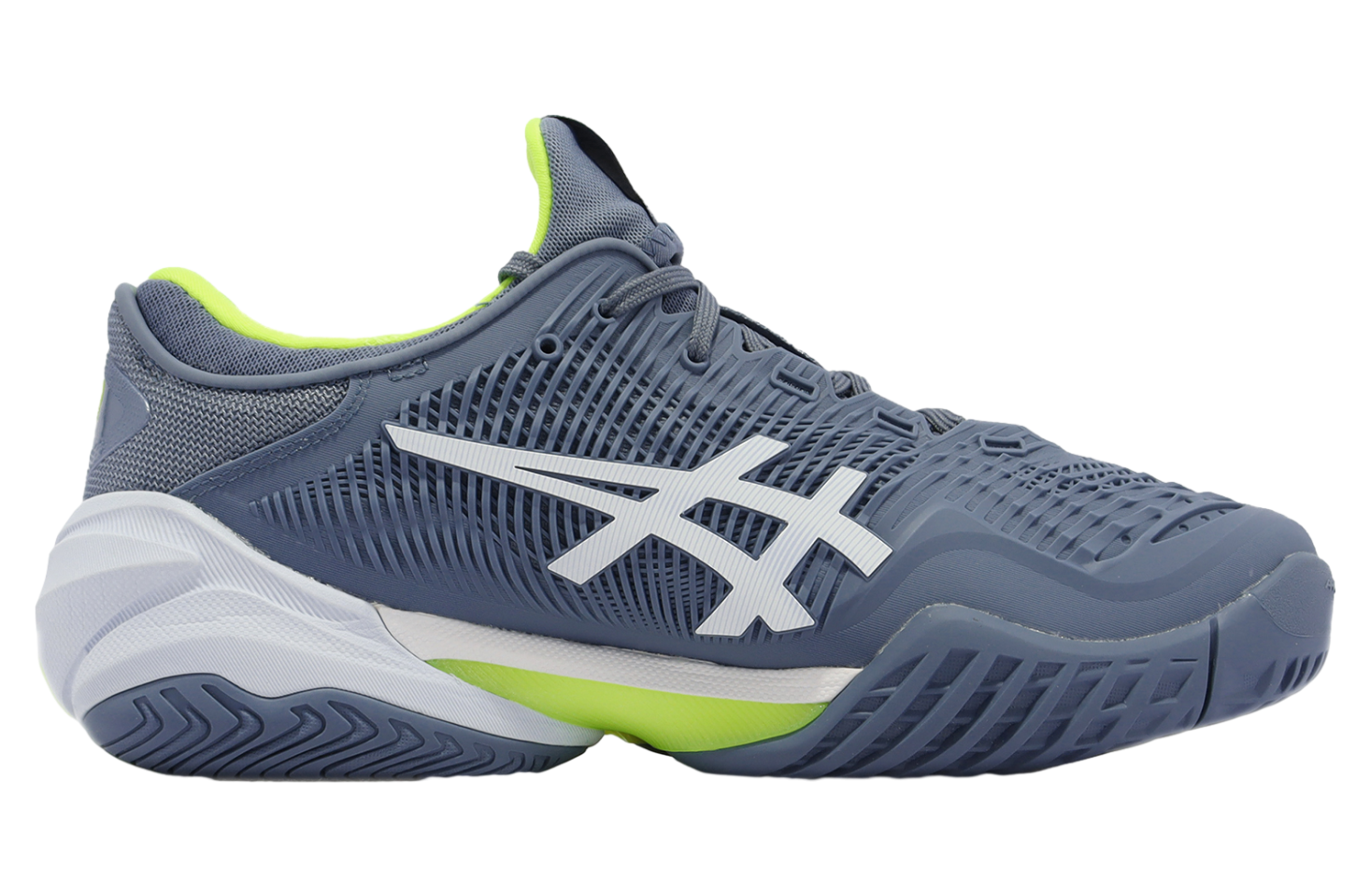 Asics Court FF 3 Steel Blue / White