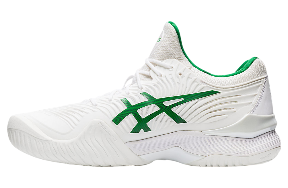 Asics Court FF Novak White / Green - Sep 2024 - 1041A089-100