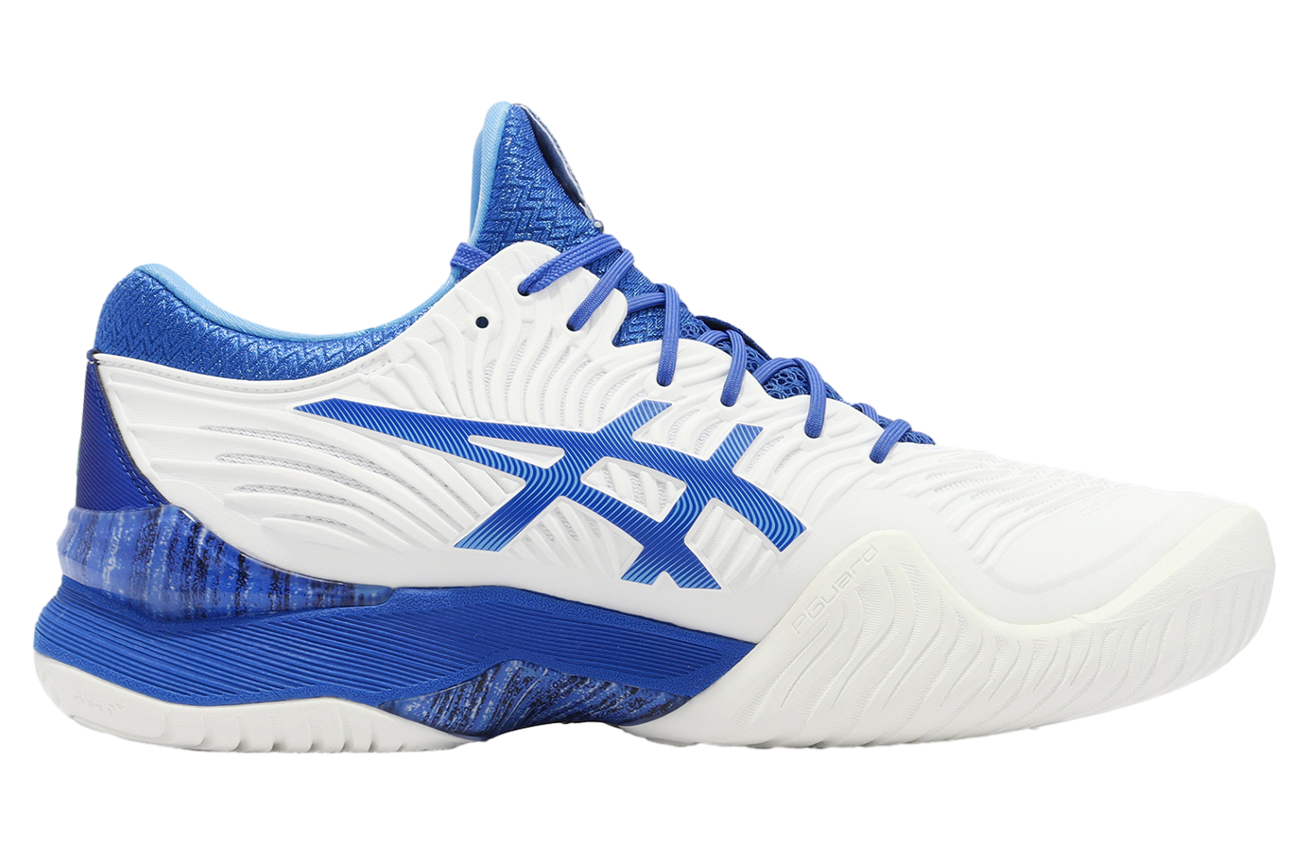 Asics Court FF Novak White / Tuna Blue