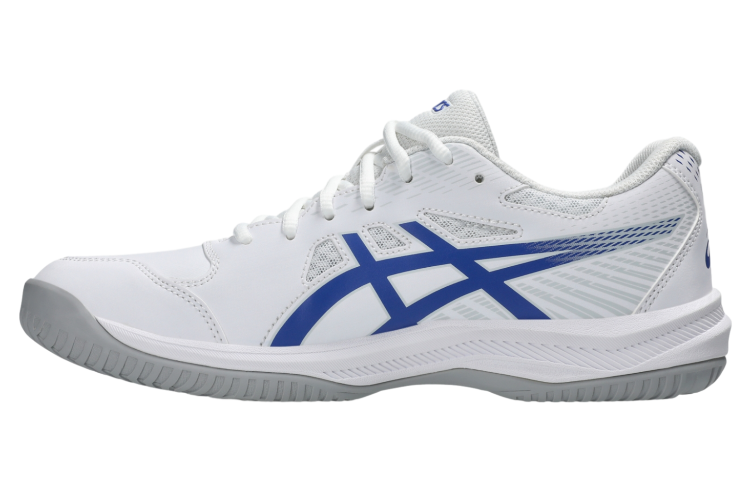Asics Court Slide 4 White / Dark Cobalt