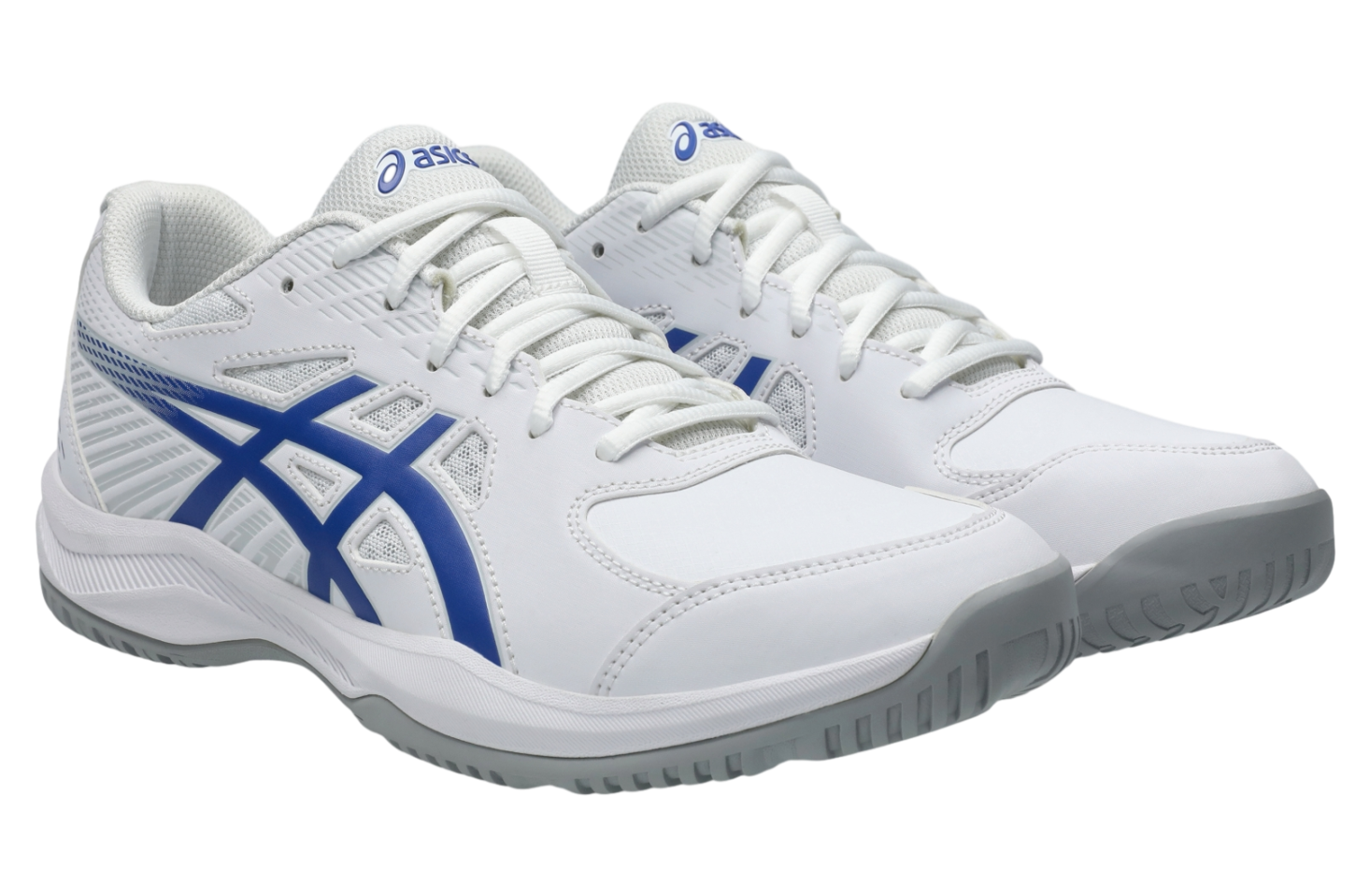 Asics Court Slide 4 White / Dark Cobalt
