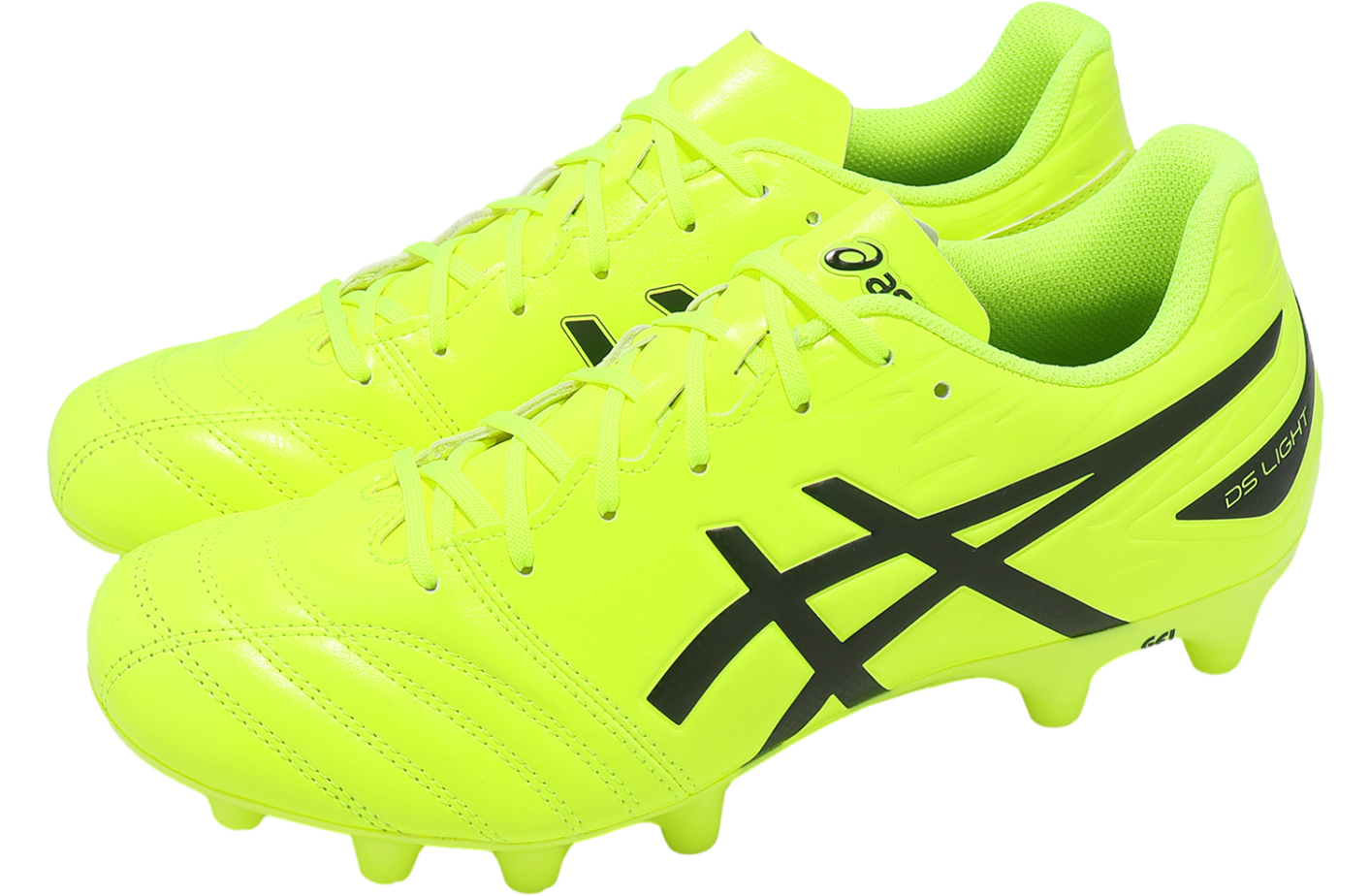 Asics DS Light Club 2E Wide Safety Yellow Black