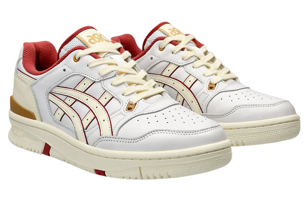 Asics Ex89 White / Burnt Red