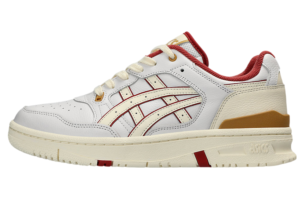 Asics Ex89 White / Burnt Red