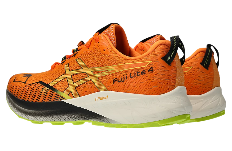 Asics Fuji Lite 4 Bright Orange / Neon Lime