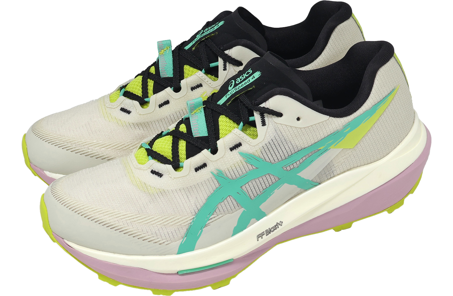 Asics Fujispeed 4 Light Dust / Aurora Green