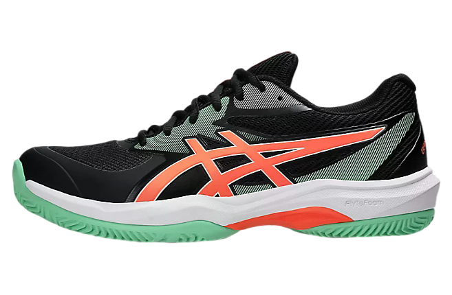 Asics Game FF Padel Black / Vivid Coral