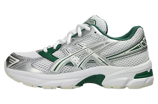 Asics Gel-1130 GS White / Shamrock Green