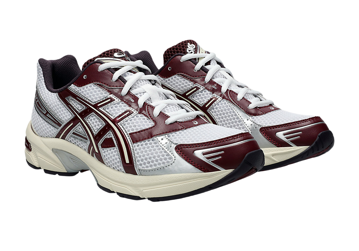 Asics Gel-1130 White / Burgundy