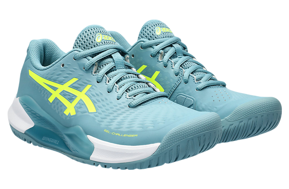 Asics Gel-Challenger 14 WMNS Gris Blue / Safety Yellow