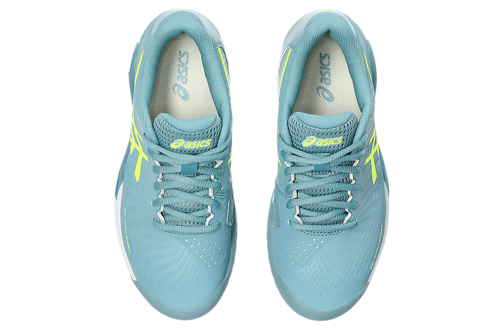 Asics Gel-Challenger 14 WMNS Gris Blue / Safety Yellow