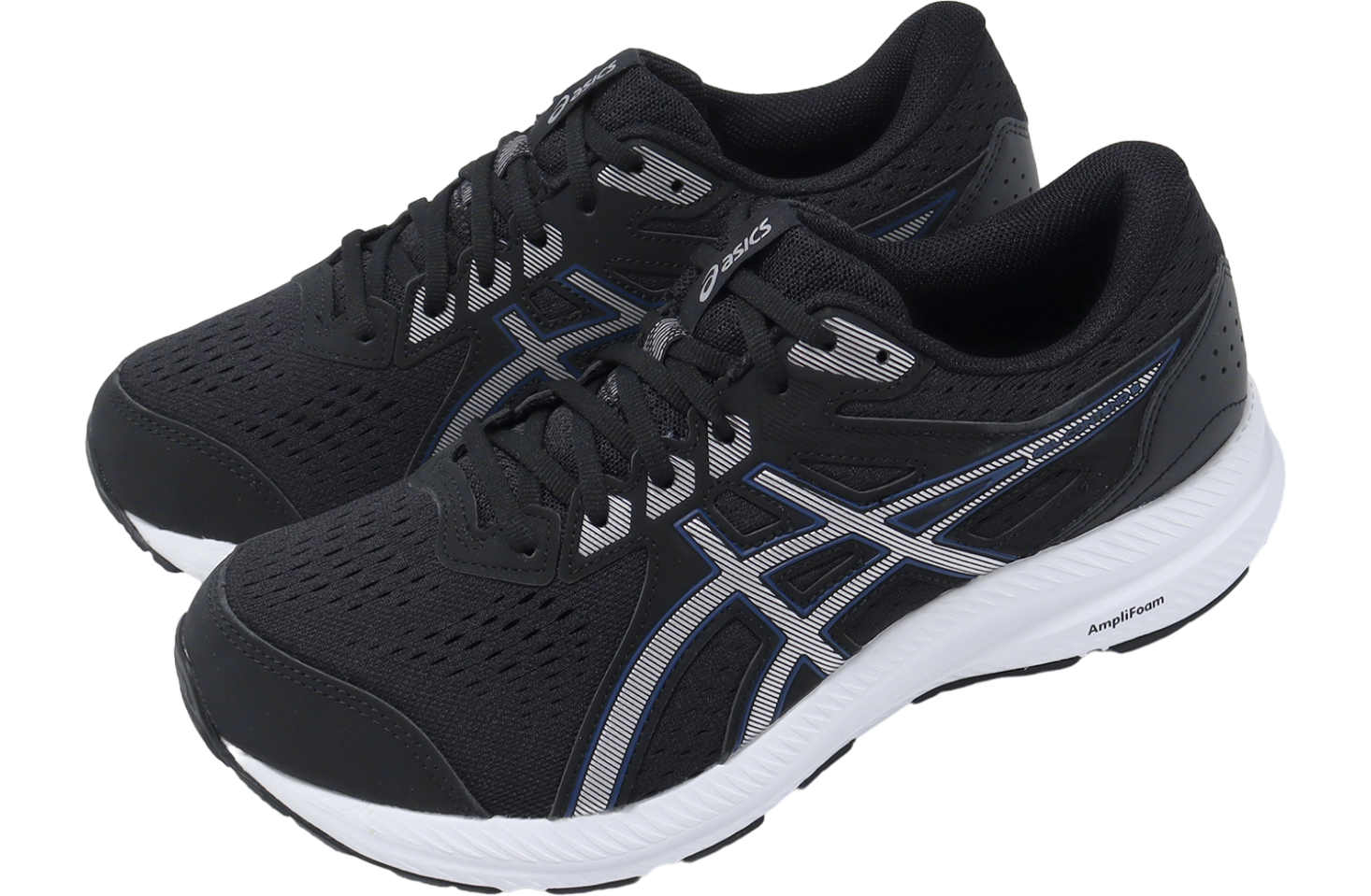Asics GEL-Contend 8 4E Extra Wide Black / Blue Expanse