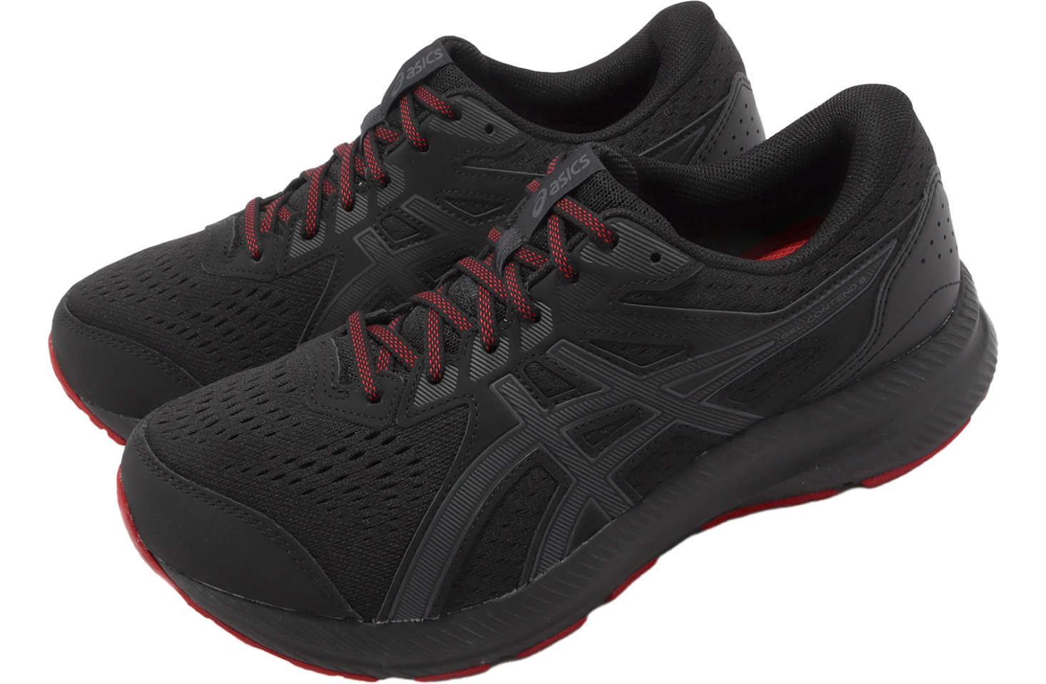 Asics GEL-Contend 8 4E Extra Wide Black / Graphite Grey
