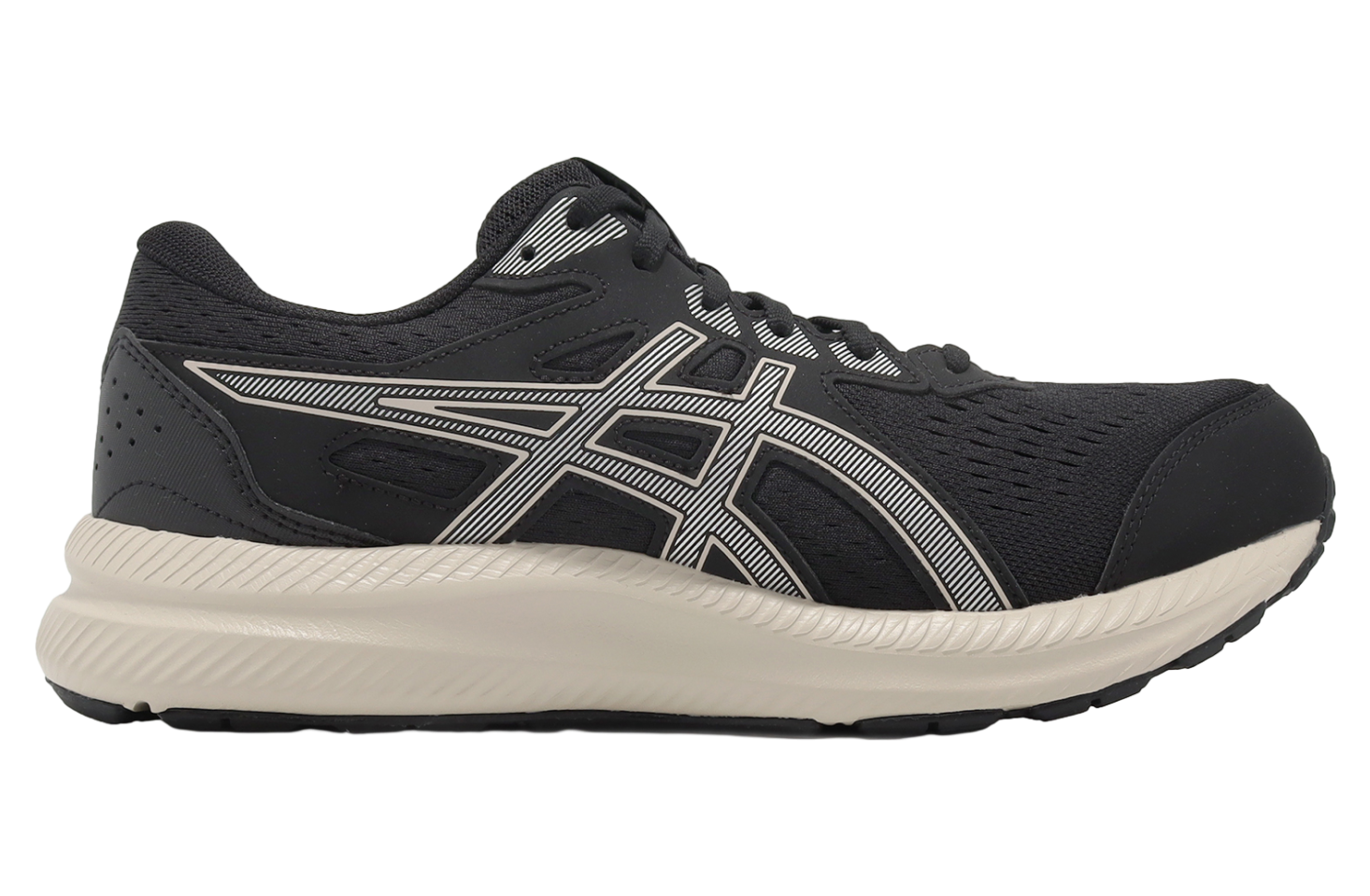 Asics GEL-Contend 8 4E Extra Wide Black / Simply Taupe