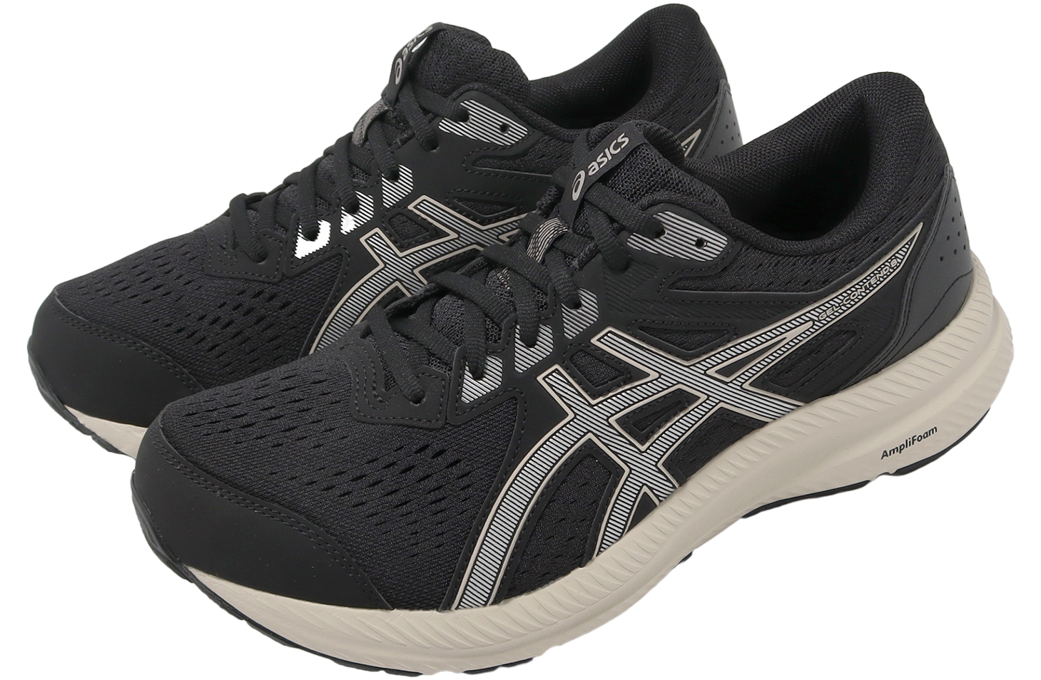 Asics GEL-Contend 8 4E Extra Wide Black / Simply Taupe
