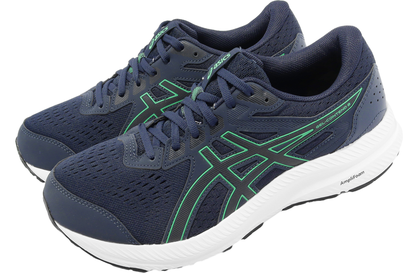 Asics GEL-Contend 8 4E Extra Wide Midnight / New Leaf