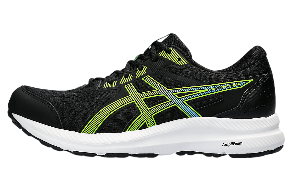 Asics Gel-Contend 8 Black / Electric Lime