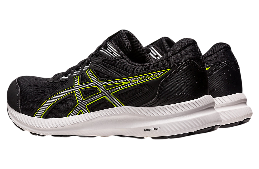 Asics Gel-Contend 8 Black / Pure Silver