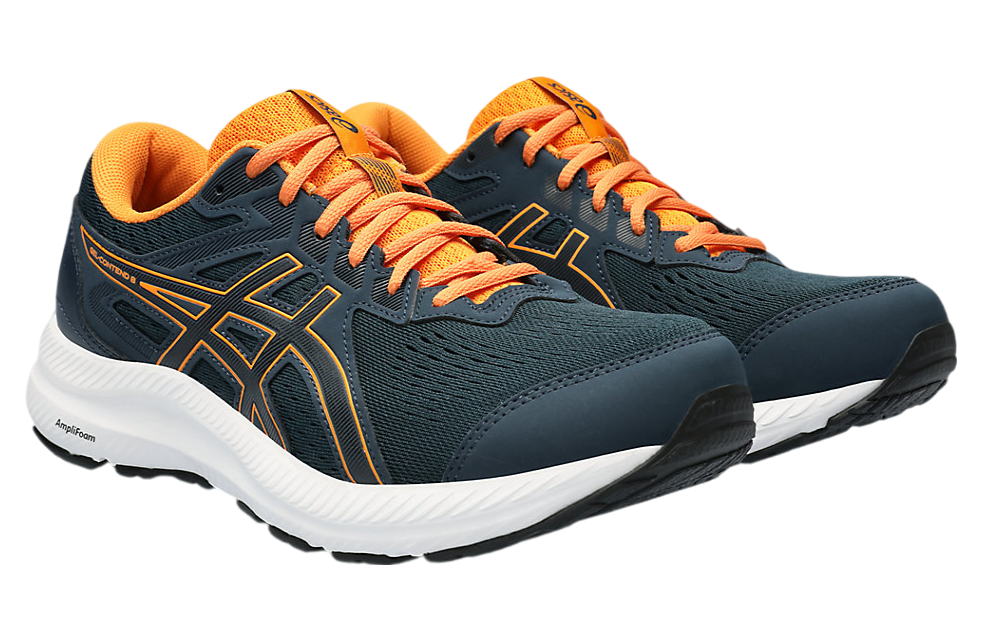 Asics Gel-Contend 8 Extra Wide French Blue / Bright Orange