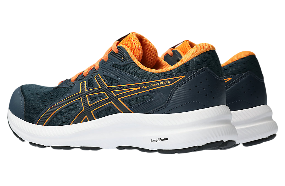 Asics Gel-Contend 8 Extra Wide French Blue / Bright Orange