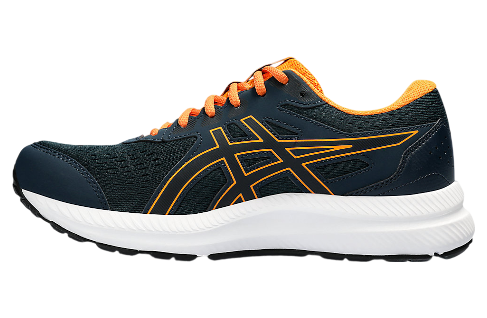 Asics Gel-Contend 8 Extra Wide French Blue / Bright Orange