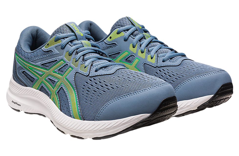 Asics Gel-Contend 8 Steel Blue / Lime Zest