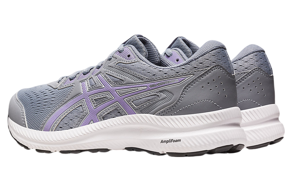 Asics Gel-Contend 8 Wide WMNS Sheet Rock / Digital Violet