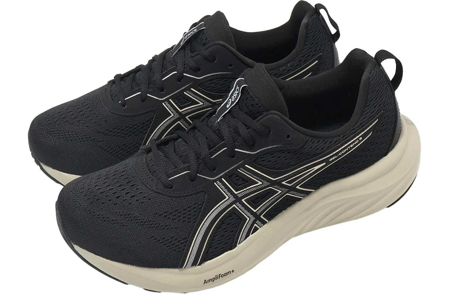 Asics GEL-Contend 9 4E Extra Wide Black / Simply Taupe