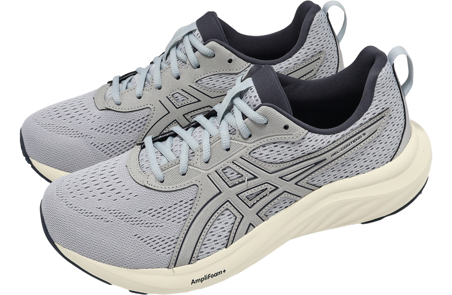 Asics GEL-Contend 9 4E Extra Wide Piedmont Grey / Pure Silver