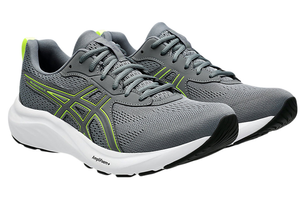 Asics Gel-Contend 9 Extra Wide Steel Grey / Safety Yellow