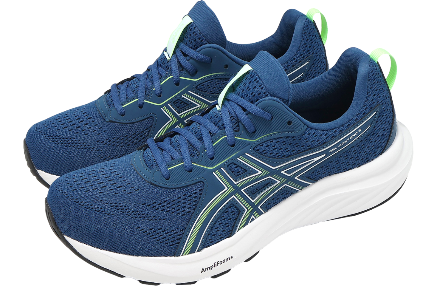 Asics GEL-Contend 9 Twilight Blue / Illuminate Green
