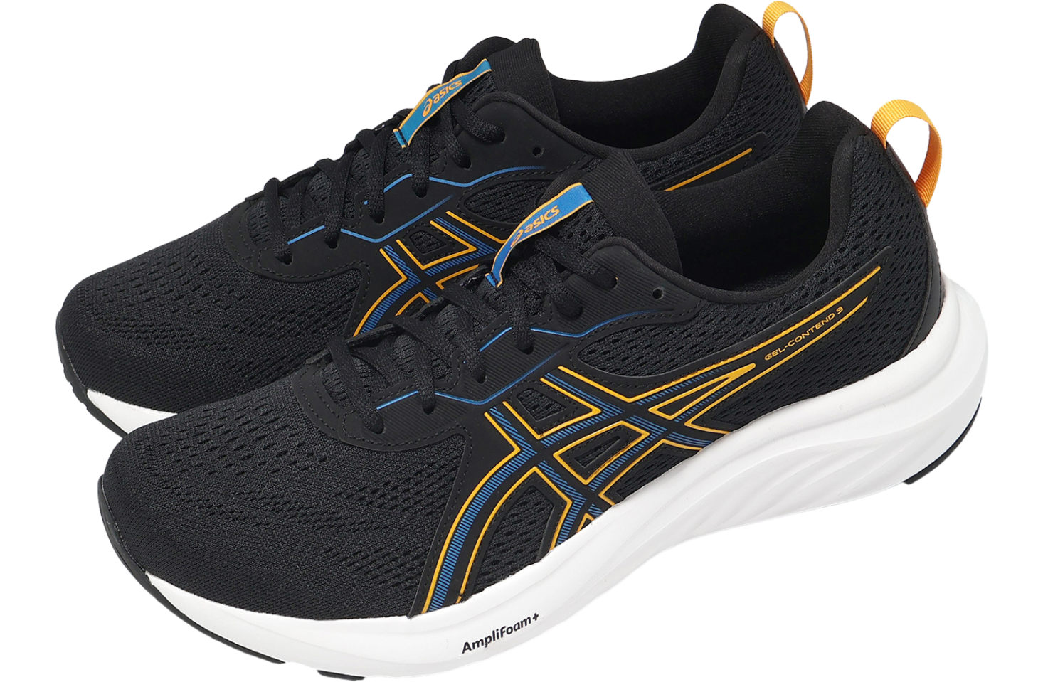 Asics GEL-Content 9 Black / Yamabuki