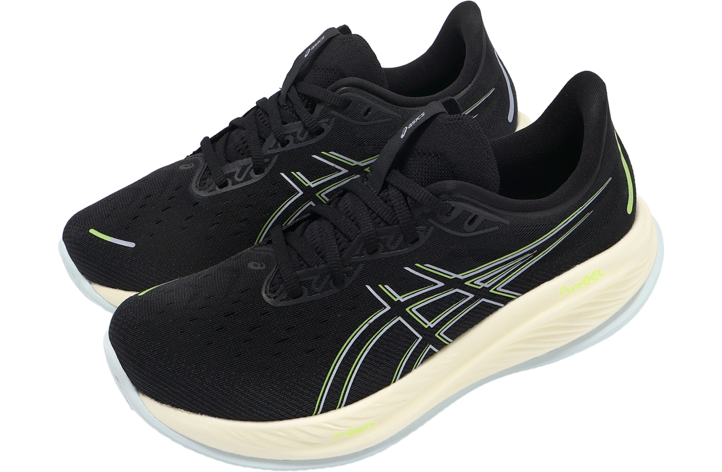 Asics GEL-Cumulus 26 2E Wide Black / Safety Yellow