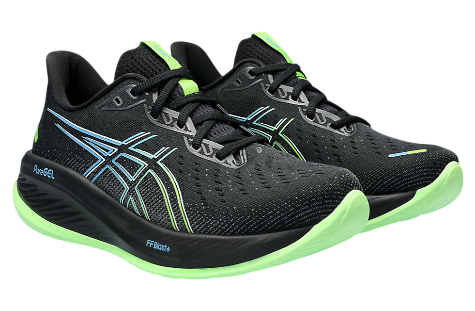 Asics Gel-Cumulus 26 Black / Electric Lime