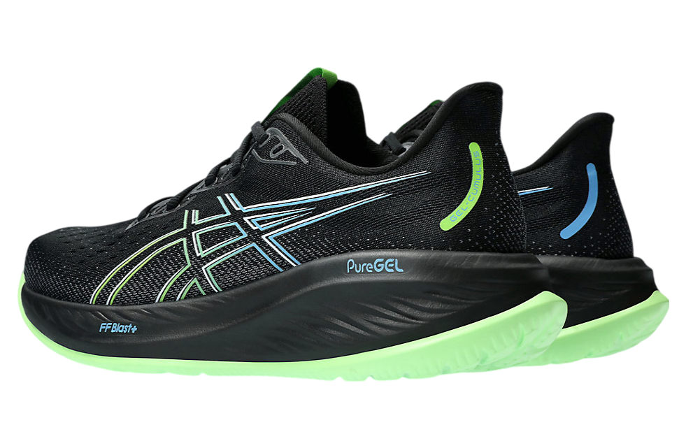 Asics Gel-Cumulus 26 Black / Electric Lime