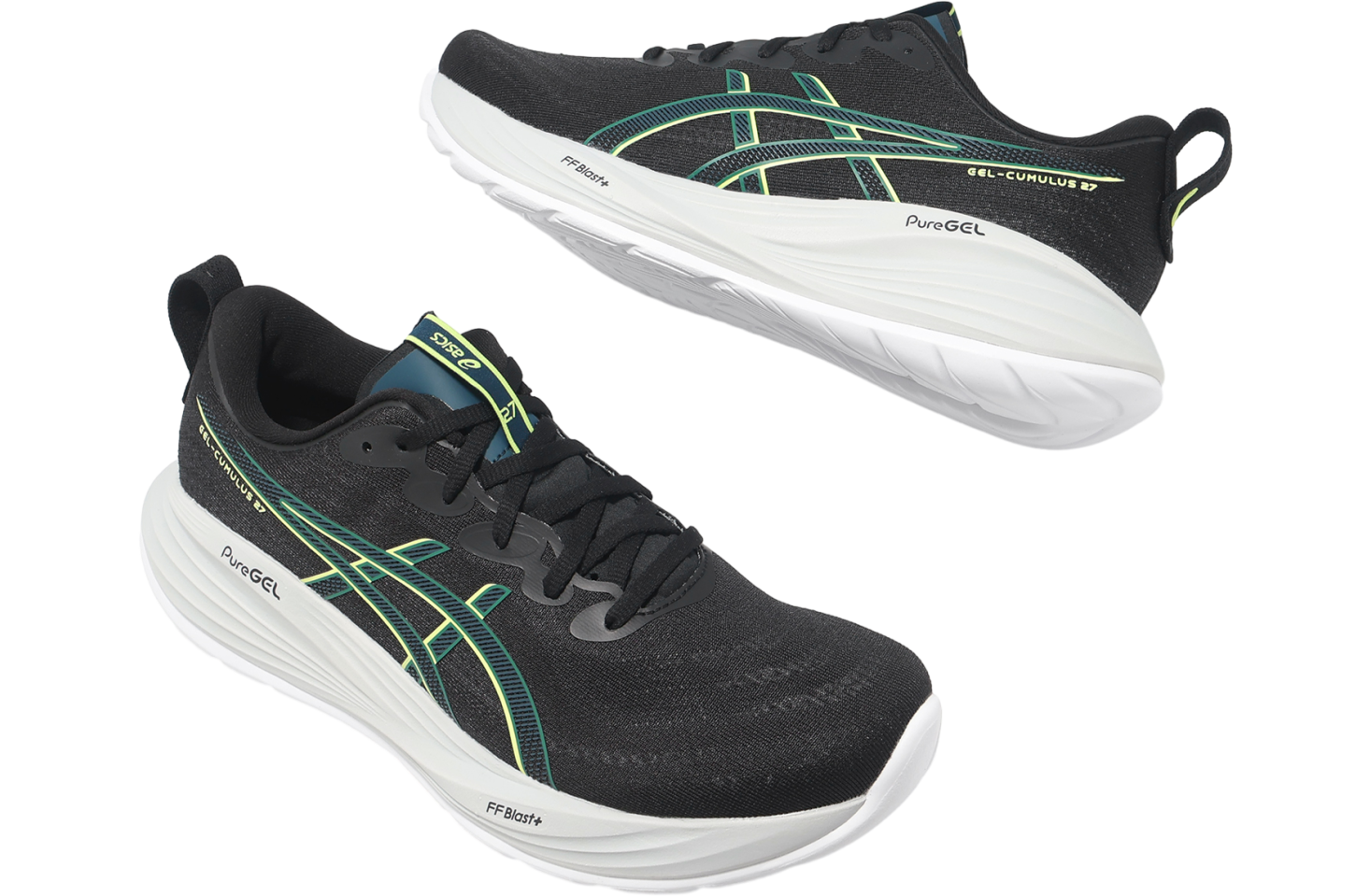 Asics GEL-Cumulus 27 Black / Lucid Yellow