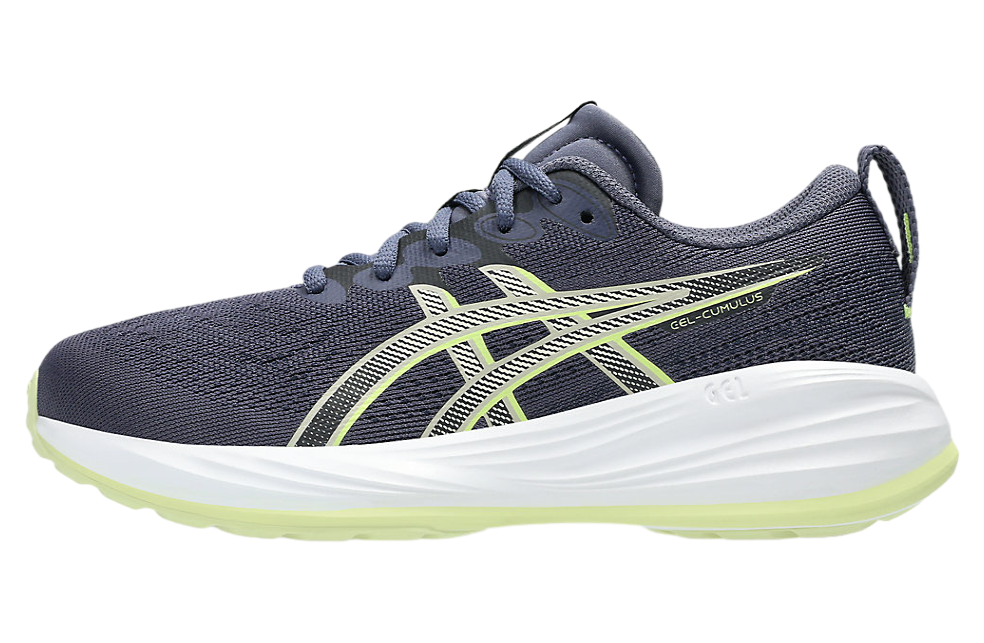 Asics Gel-Cumulus 27 GS Indigo Fog / Lucid Yellow