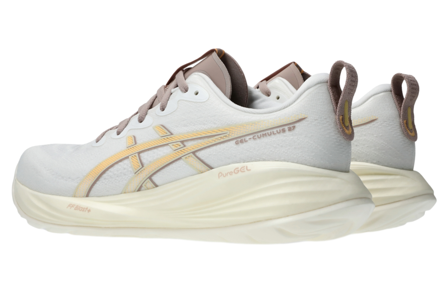 Asics GEL-Cumulus 27 White / Fawn - Jul 2025 - 1011B960101