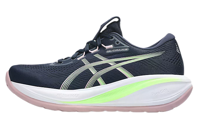 Asics Gel-Cumulus 28 WMNS Midnight / Illuminate Green