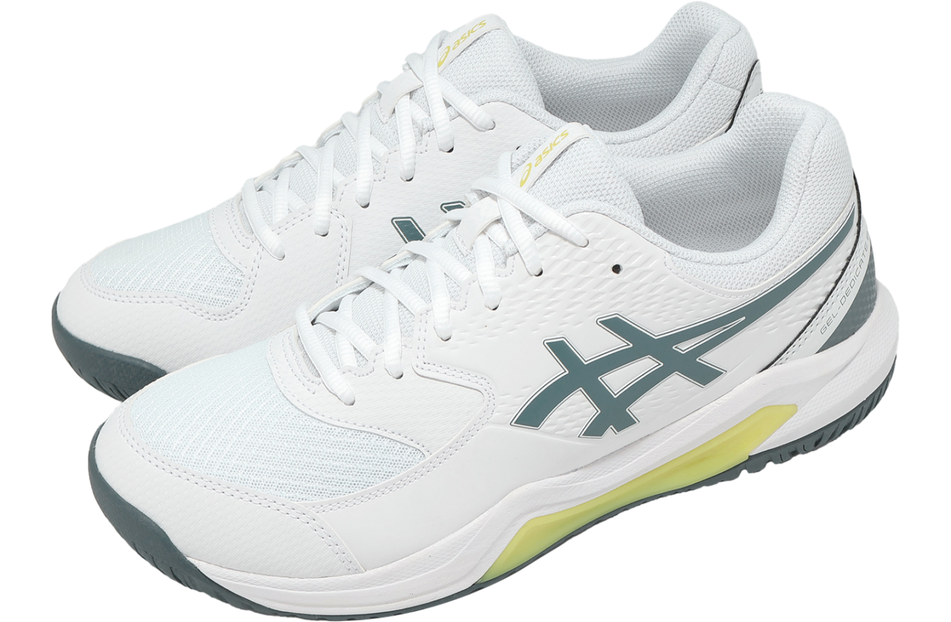 Asics GEL-Dedicate 8 2E Wide White / Ironclad