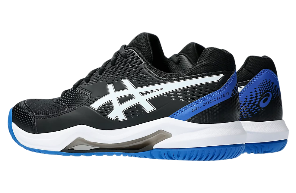 Asics Gel-Dedicate 8 Black / Tuna Blue