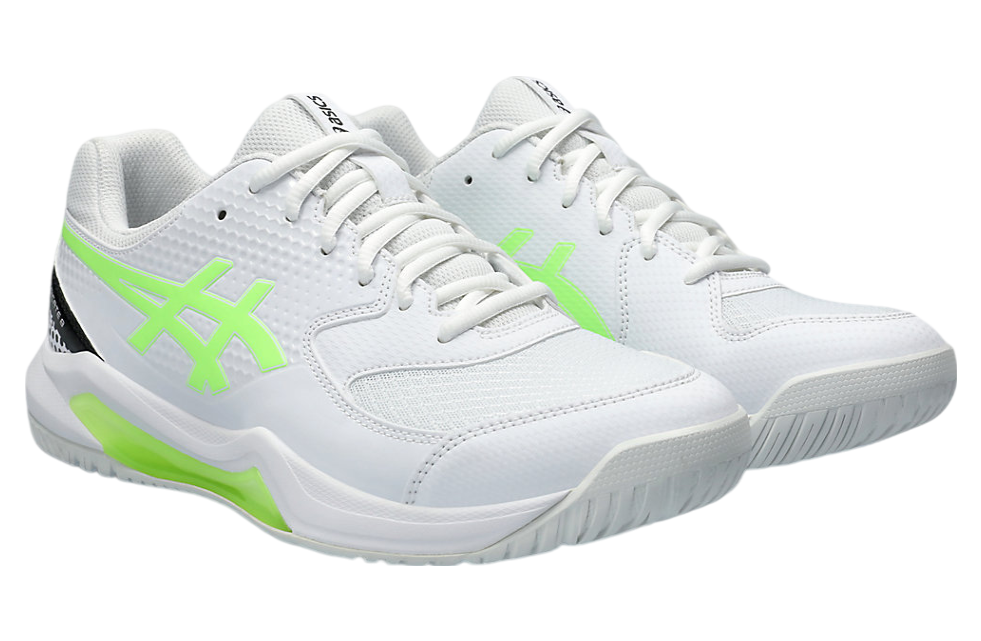 Asics Gel-Dedicate 8 Pickleball White / Lime Burst