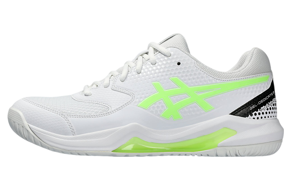 Asics Gel-Dedicate 8 Pickleball White / Lime Burst