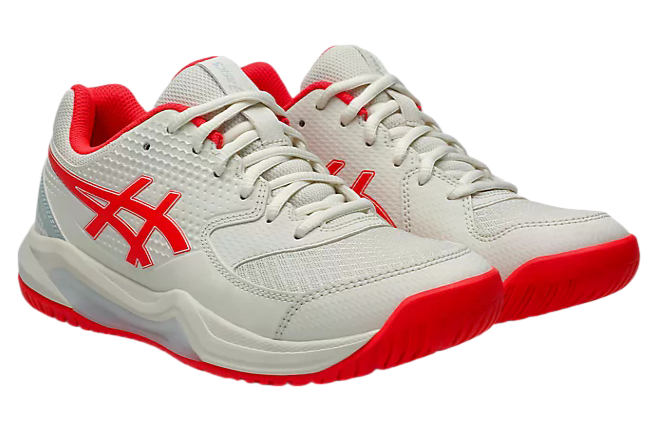 Asics Gel-Dedicate 8 Pickleball WMNS Cream / Flash Red
